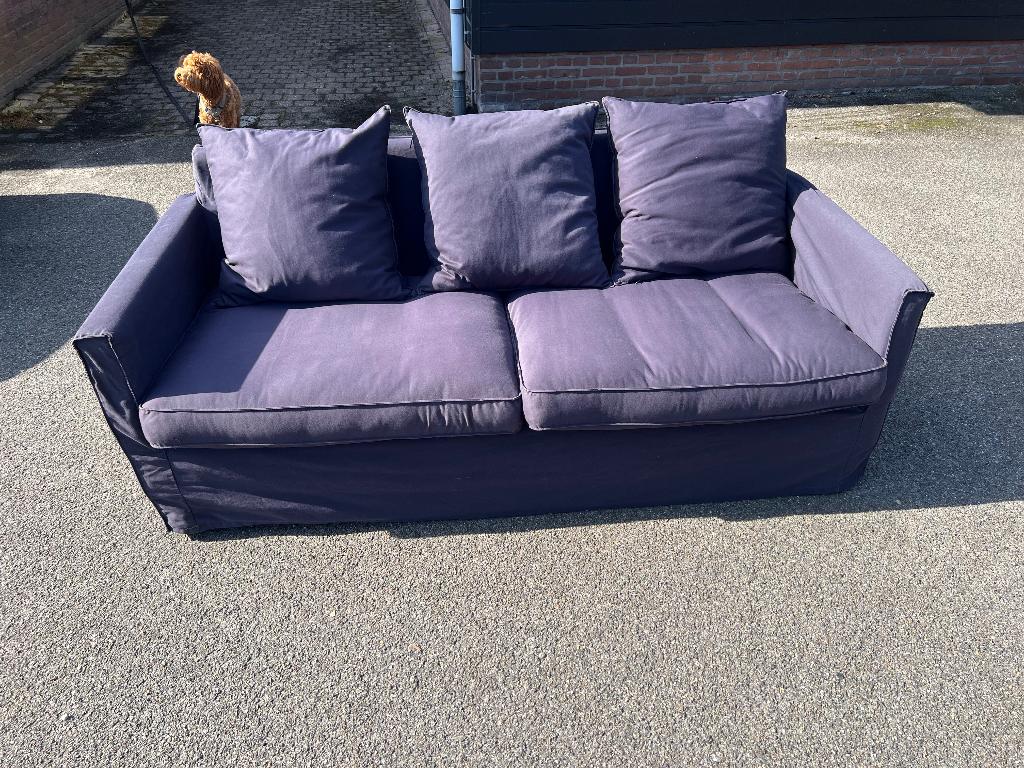 driezits bank met afritsbare  wasbare hoezen, Ophalen, Klassiek, 150 tot 200 cm, Driepersoons