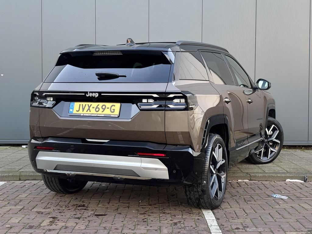Jeep Compass First Edition 74 kWh | Schuif-kanteldak | Apple, Auto's, Jeep, Gebruikt, 213 pk, Bruin, Adaptive Cruise Control