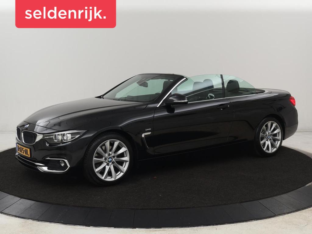 BMW 4-serie Cabrio 430i Luxury Line | Leder | Stoelverwarmin, Auto's, Automaat, Achterwielaandrijving, Gebruikt, 4 stoelen