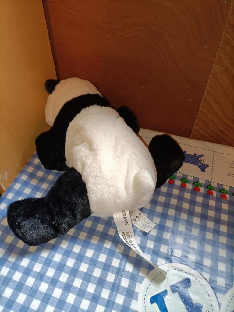 Ikea panda knuffel 33 cm groot, Ophalen of Verzenden, Zo goed als nieuw, Overige typen
