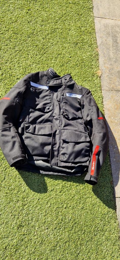 Revit Horizon 2 motorjas met rugprotector maat L, Motoren, Kleding | Motorkleding, Jas | textiel, Heren, Tweedehands, Ophalen of Verzenden