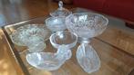 Diverse Kristallen Schalen en Glazen, Antiek en Kunst, Antiek | Glas en Kristal, Ophalen