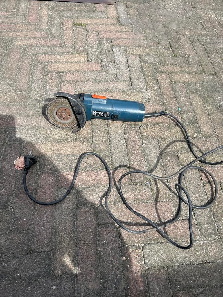 Ferm FHS115 Haakse Slijper - Gebruikt, Ophalen of Verzenden, Gebruikt, Haakse handslijpmachine