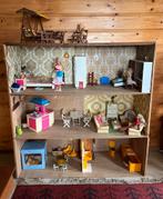 Groot houten poppenhuis voor Barbie (zonder inboedel), Ophalen, Gebruikt, 6 jaar of ouder