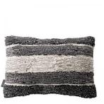 Lifestyle Home sierkussen Quincy Rechthoek Grijs 40x60, Ophalen of Verzenden, Nieuw, Grijs, Rechthoekig