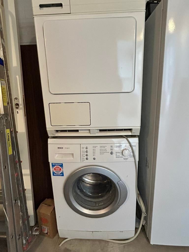 Droger + wasmachine, Ophalen, Zo goed als nieuw