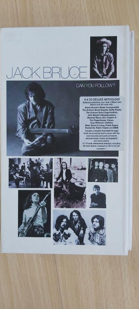 Jack Bruce Can You Follow 6 CD Box (Cream), Cd's en Dvd's, Ophalen of Verzenden, 2000 - 2009, Zo goed als nieuw, Boxset