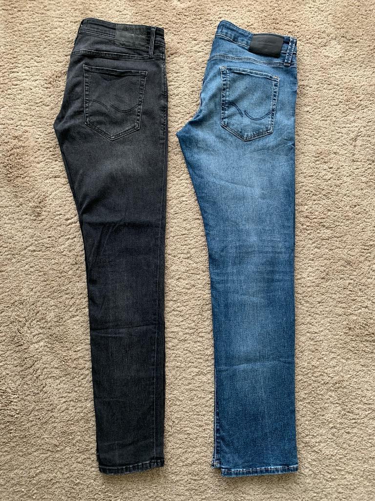 2 jeans Jack & Jones mt 33/32, Kleding | Heren, Spijkerbroeken en Jeans, W32 (confectie 46) of kleiner, Zo goed als nieuw, Jack & Jones