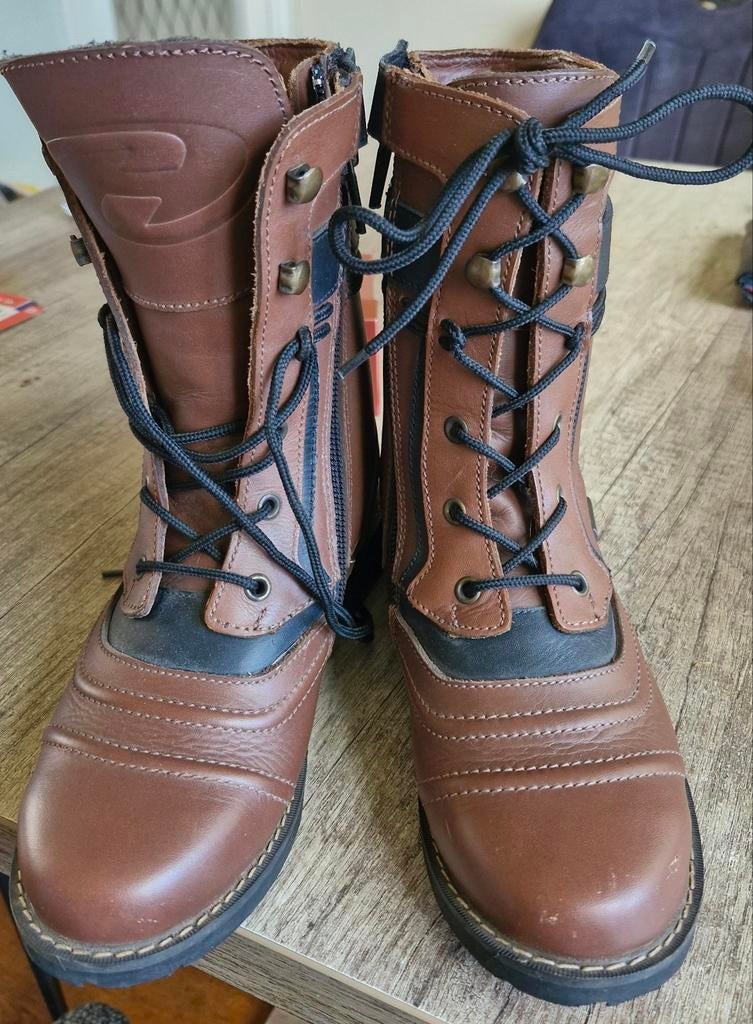 Bruine  Dames Held motorlaarzen Maat 37, Kleding | Dames, Schoenen, Zo goed als nieuw, Lage of Enkellaarzen, Bruin, Ophalen of Verzenden