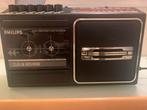 Draagbare Philips Radio Cassetterecorder D7160, Ophalen of Verzenden, Gebruikt, Radio