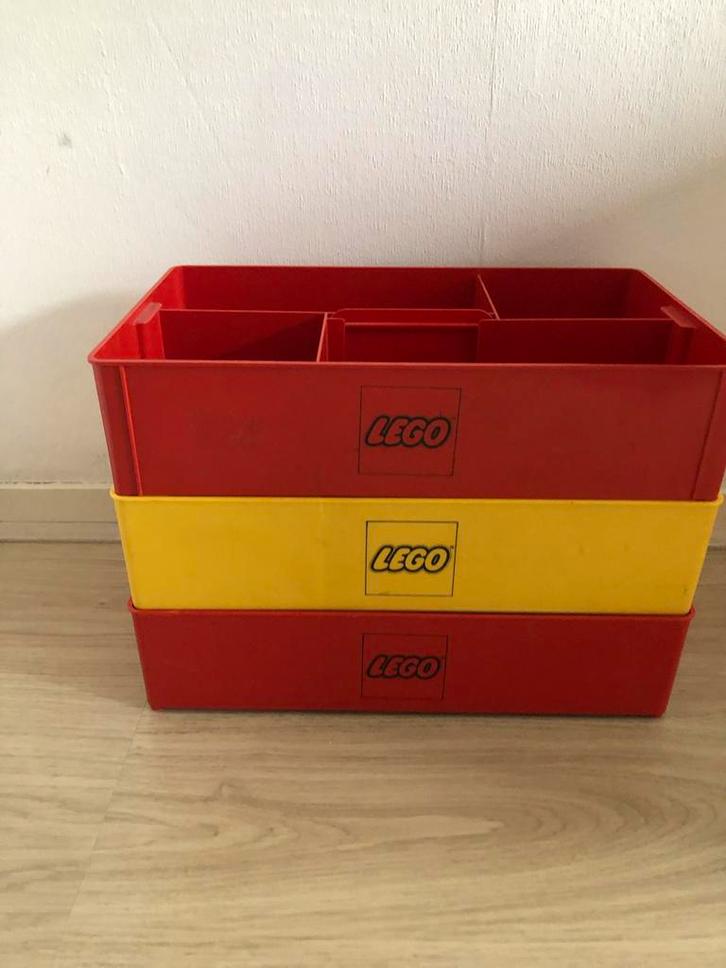 Vintage Lego sorteerbakken - 3 stuks, Kinderen en Baby's, Speelgoed | Duplo en Lego, Gebruikt, Lego, Ophalen of Verzenden