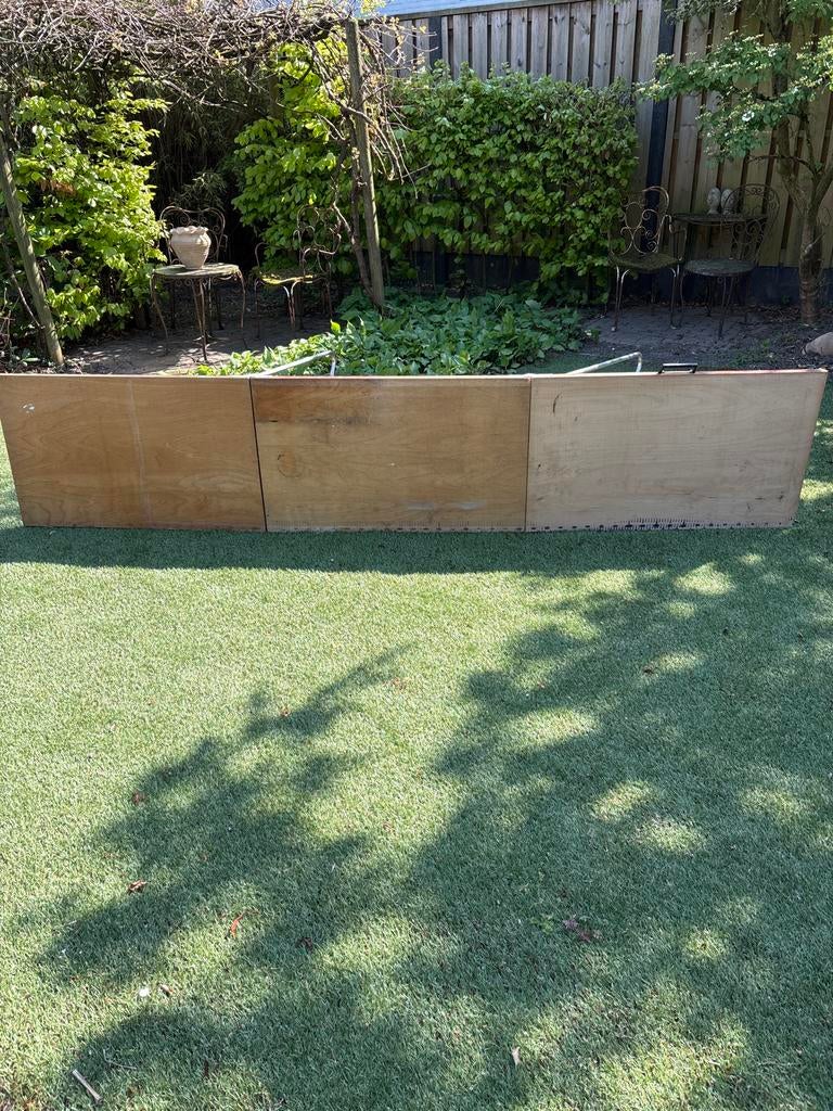 Grote behangtafel 60 diep en 2.95 lang, Ophalen, Gebruikt