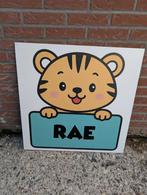 Geboortebord / Ooievaar Tijger, Kinderen en Baby's, Ophalen, Zo goed als nieuw, Geboortebord