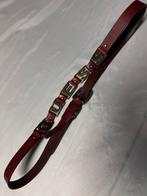 Bordeaux rode leren Guess riem. 95cm., Minder dan 3 cm, Guess, Echt leder, 90 tot 100 cm