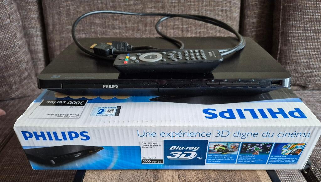 Philips Blue-ray 3D Dvd speler, Ophalen of Verzenden, Zo goed als nieuw, Philips