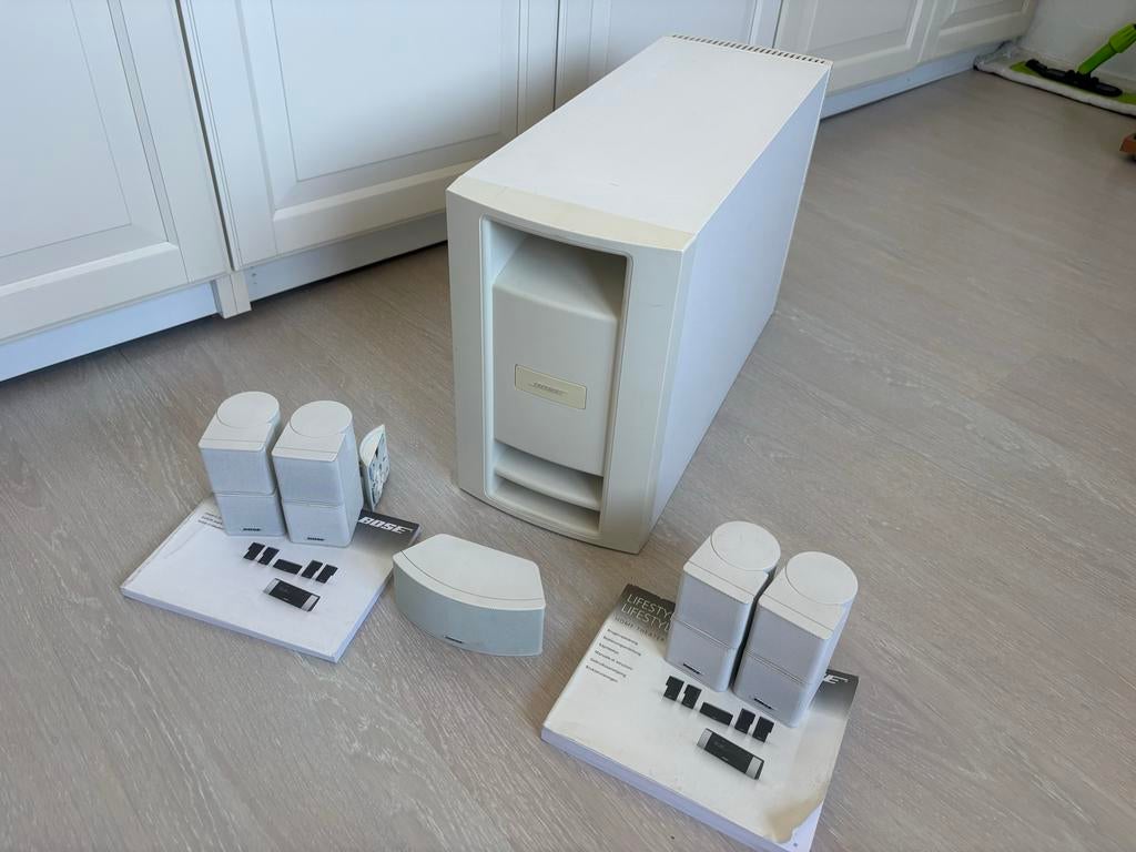 Wit Bose Lifestyle 5.1 Home Cinema V30 Systeem - Compleet, Overige merken, Gebruikt, 70 watt of meer, Ophalen of Verzenden