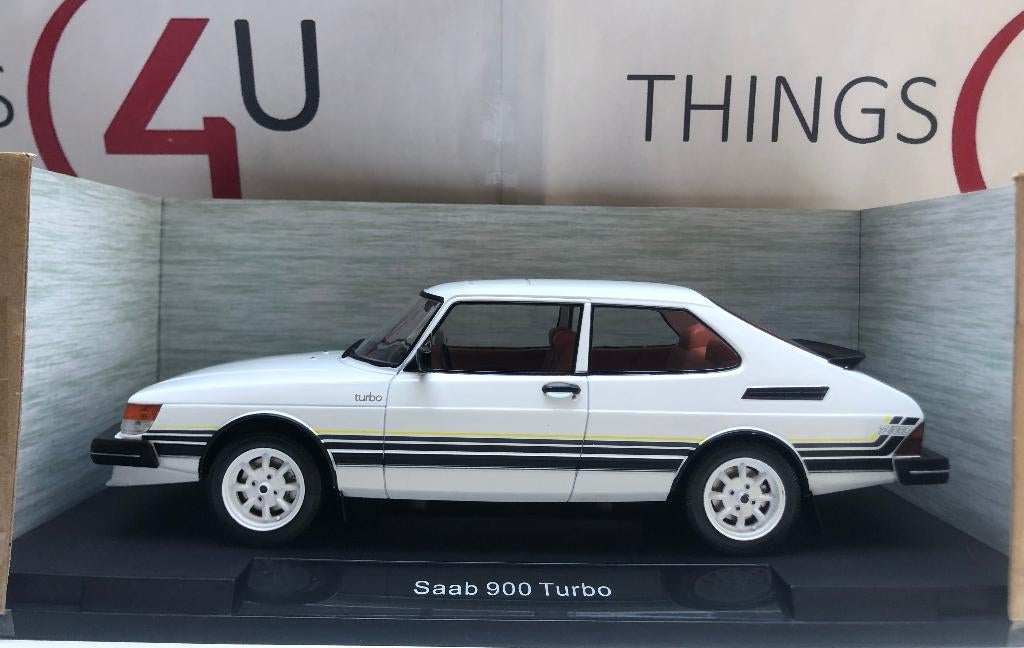 MCG 1:18 Saab 900 Turbo wit nieuw in verpakking, Ophalen of Verzenden, Nieuw, Auto, Overige merken