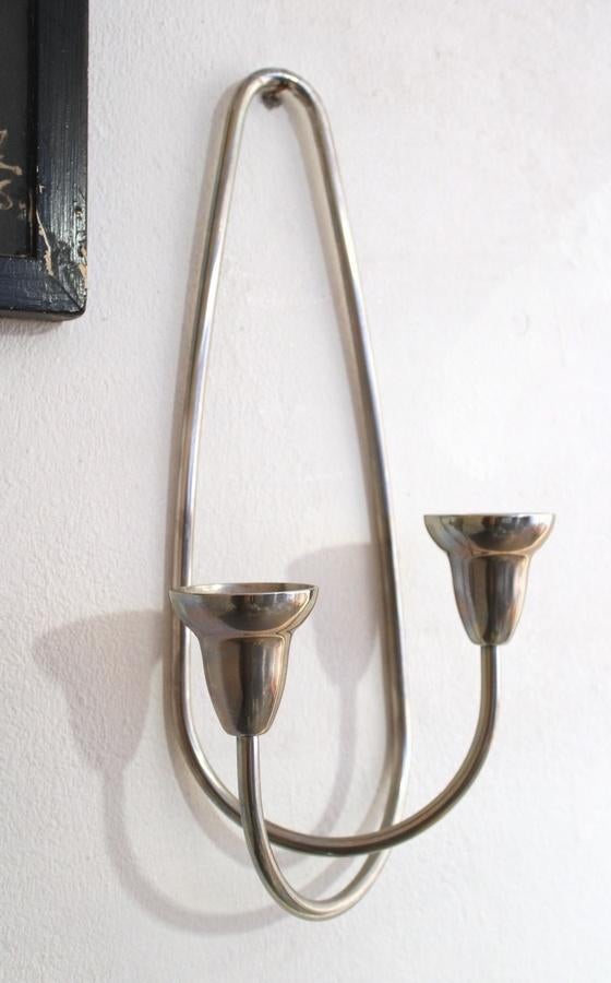 Georg Jensen Denmark design wand kandelaar model swing, Overige materialen, Gebruikt, -, -