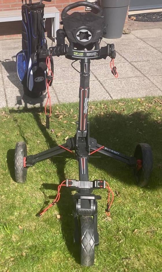 Golfcaddy, Sport en Fitness, Golf, Ophalen, Zo goed als nieuw, Golfkar, Overige merken