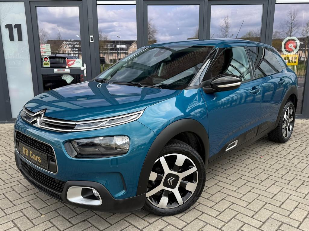 Citroen C4 Cactus 1.2 Automaat,Shine,Camera,Navi,Lane assist, Gebruikt, Zwart, 1199 cc, Blauw