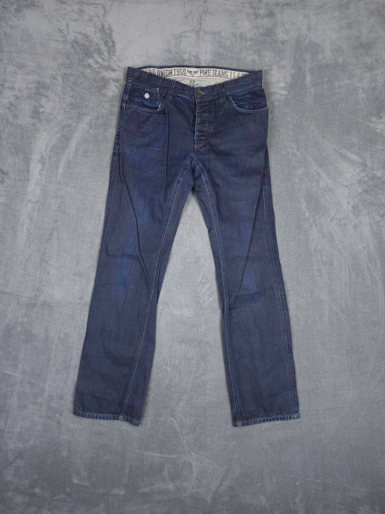 Pme Legend Broek Condor W32 L34 Straight Blauw Pall Mall., Kleding | Heren, Blauw, ., W32 (confectie 46) of kleiner, Ophalen of Verzenden