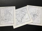 Gemeente kaarten van Drenthe. Anlo t/m Zweelo. 1867, Ophalen of Verzenden, 1800 tot 2000, Nederland, Landkaart