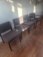 Eetkamerstoelen 4 stuks, Ophalen, Gebruikt, Zwart, Vier