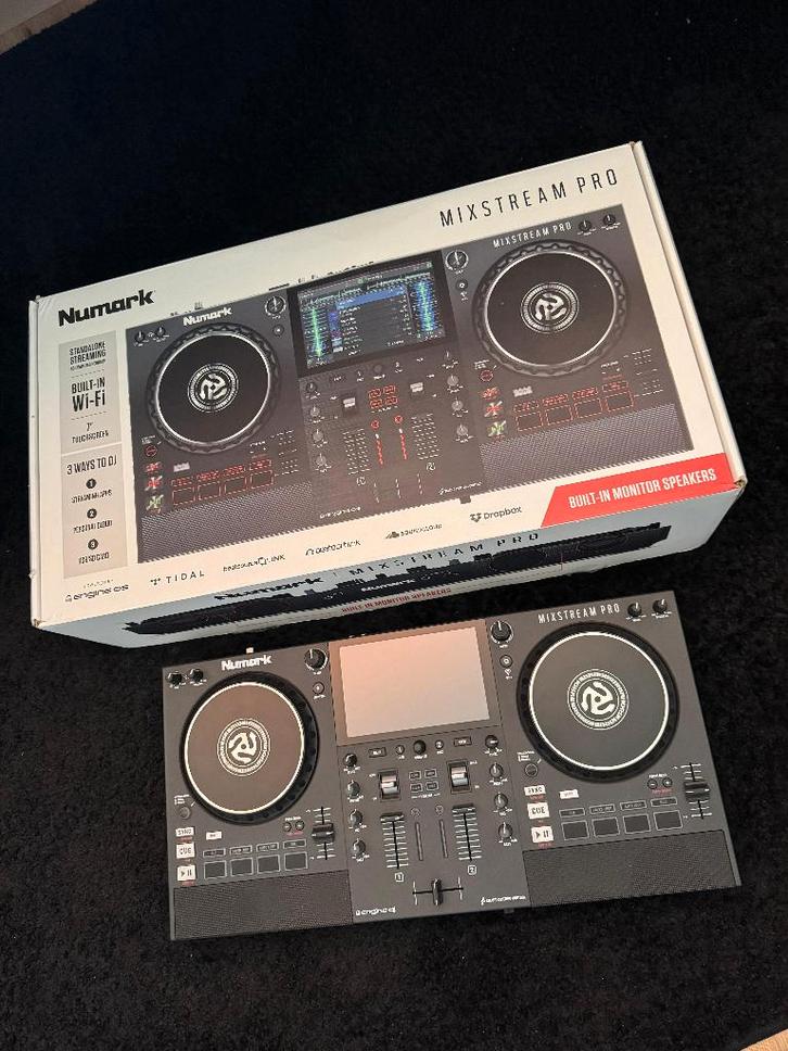 Numark Mixstream Pro DJ set (incl. mic + koptelefoon + doos), Muziek en Instrumenten, Dj-sets en Draaitafels, Zo goed als nieuw