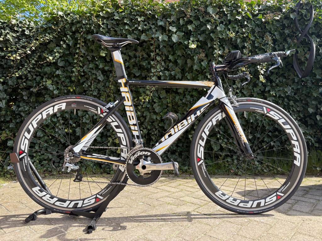 Haibike RC, écht als nieuw! Tijdritfiets triathlonfiets, Fietsen en Brommers, Fietsen | Racefietsen, Carbon, Zo goed als nieuw