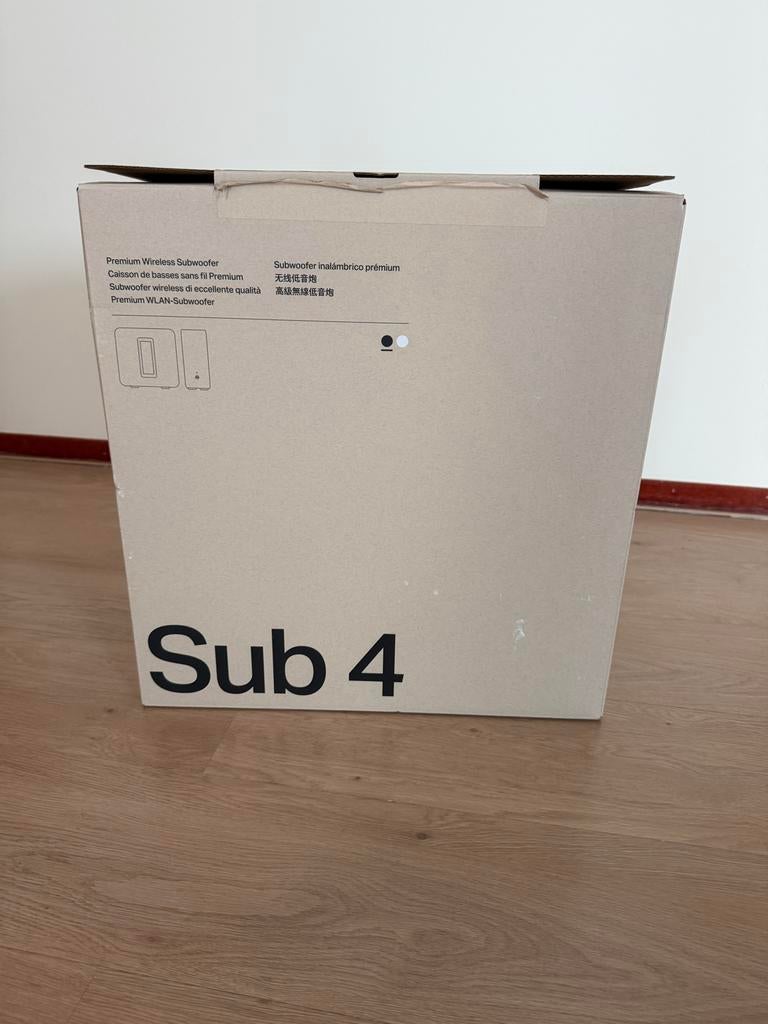 Sonos Sub 4 - Met garantie!, Audio, Tv en Foto, Luidsprekers, Ophalen, Zo goed als nieuw, Subwoofer, Sonos