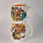 2 vintage mokken - Villeroy & Boch voor Van Nelle - 70's mok, Ophalen of Verzenden, Huis en Inrichting
