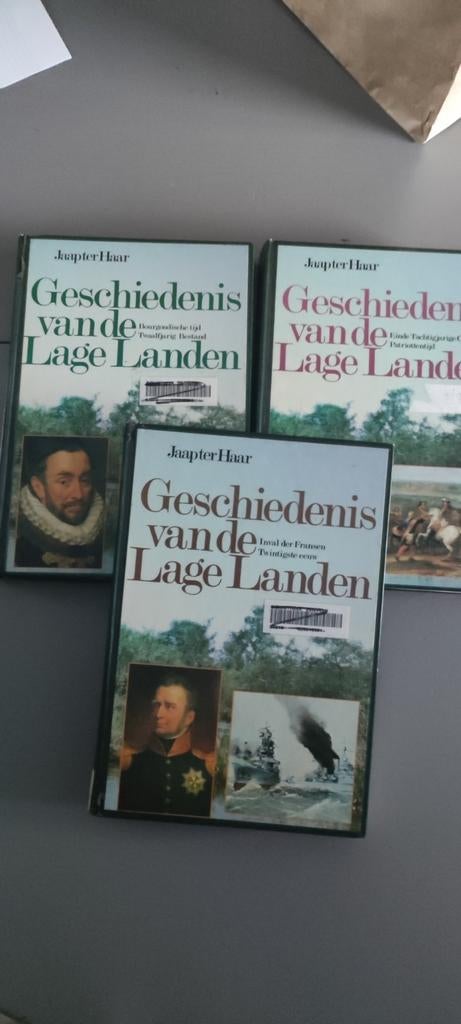 Geschiedenis van de Lage Landen - Jaap ter Haar (3 delen), Ophalen of Verzenden, 20e eeuw of later, Gelezen, Jaap ter Haar