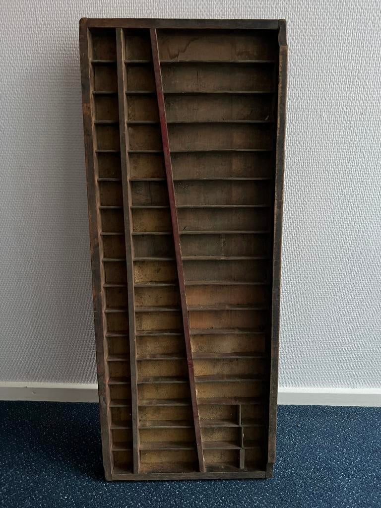 ENIGE in NEDERLAND!! - ZOLDERVONDST UITERST UNIEKE LETTERBAK, Ophalen of Verzenden