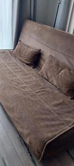 Slaapbank, Huis en Inrichting, Slaapkamer | Bedden, Ophalen, 100 cm, Bruin, 210 cm