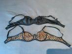 2 leuke BH's, Hunkemöller 85B, zo goed als nieuw, Kleding | Dames, Ondergoed en Lingerie, Verzenden, Zwart, BH