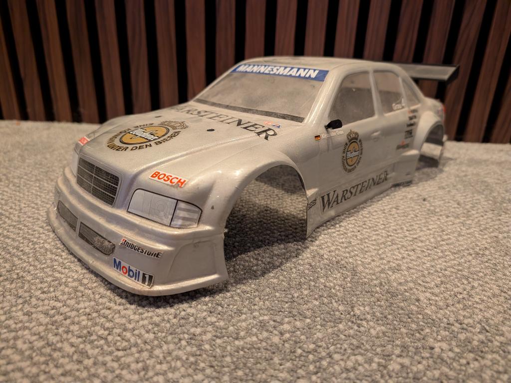 Tamiya Mercedes AMG DTM (Vintage) body, Hobby en Vrije tijd, Modelbouw | Radiografisch | Auto's, Ophalen, Gebruikt, Schaal 1:10