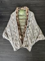 VIOLANTI gewatteerd wollen jack / bodywarmer met bont, Kleding | Dames, Ophalen of Verzenden, Zo goed als nieuw, Maat 38/40 (M)