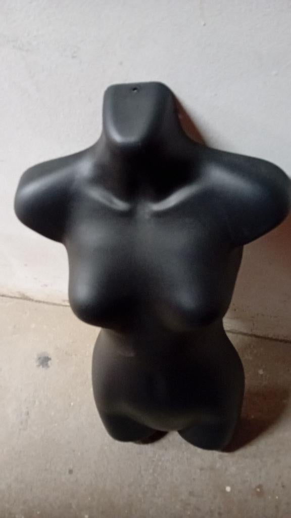 Torso zwart nieuw voor aan de muur te hangen kunststof??, Ophalen of Verzenden, Nieuw