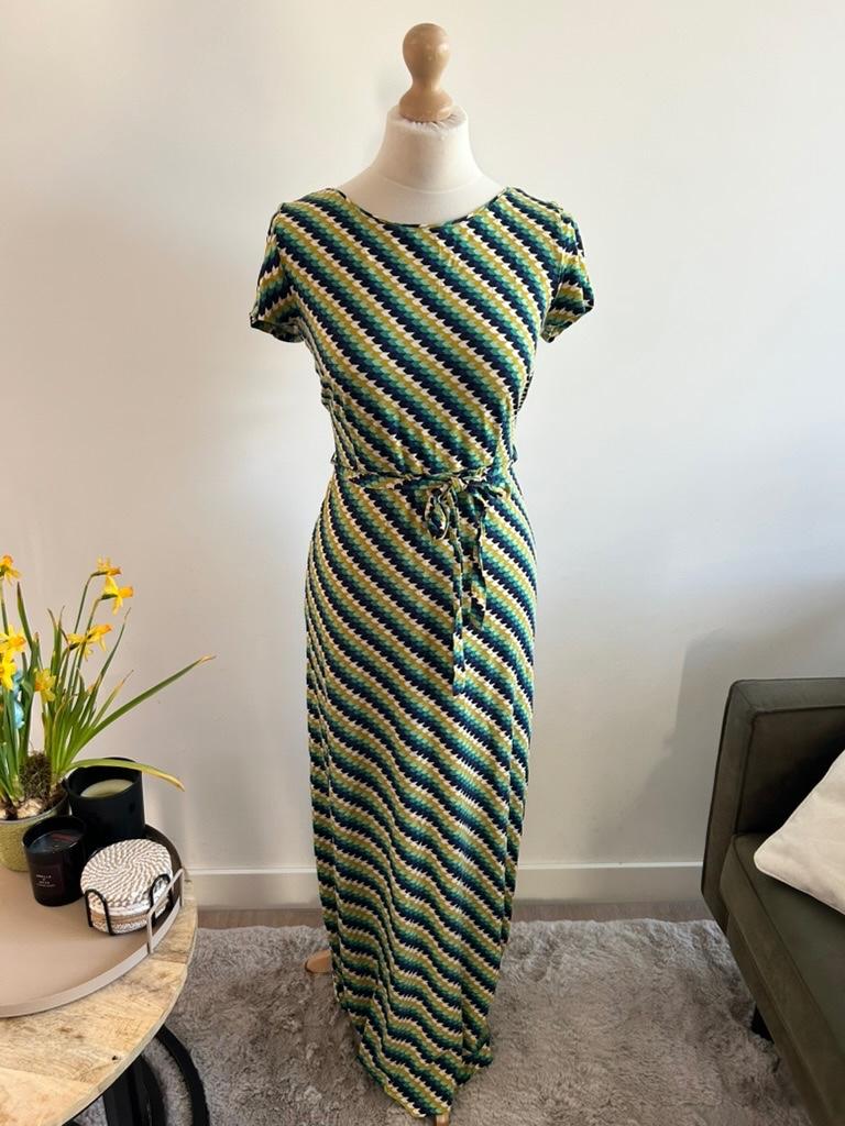 King Louie maat L gave retro maxi jurk 3210, Maat 42/44 (L), Ophalen of Verzenden, Zo goed als nieuw, King Louie