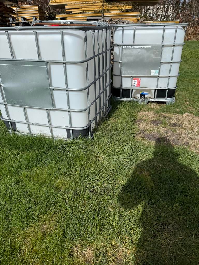 IBC met stalen pallet, 150 liter of meer, Ophalen