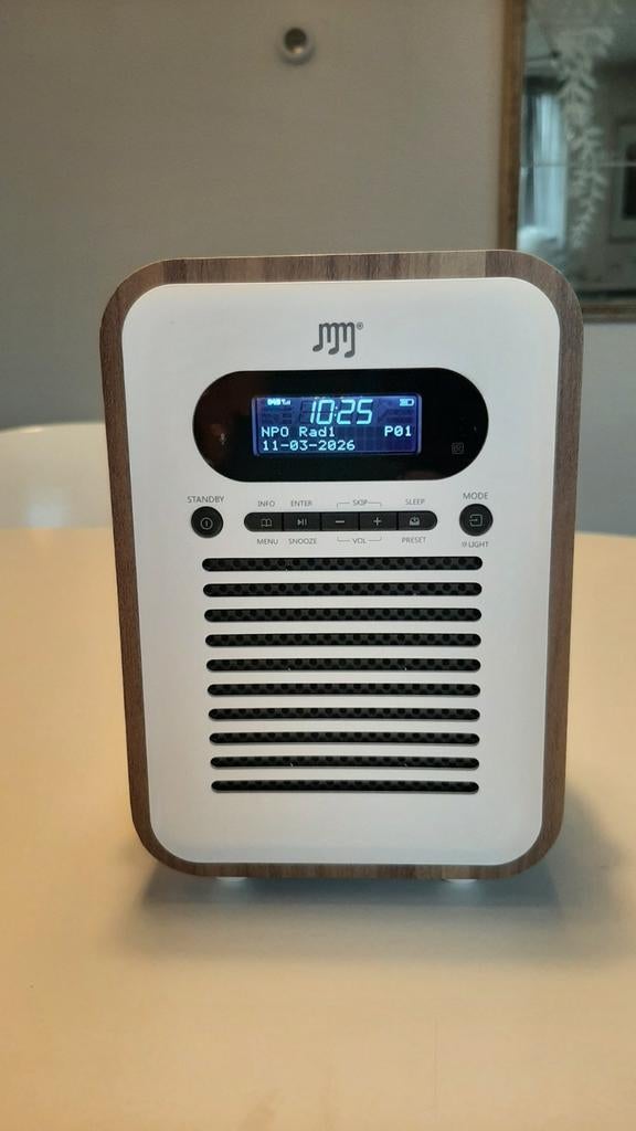 Stereoboomm Wood Box Plus dab radio, Audio, Tv en Foto, Radio's, Ophalen of Verzenden, Nieuw, Radio