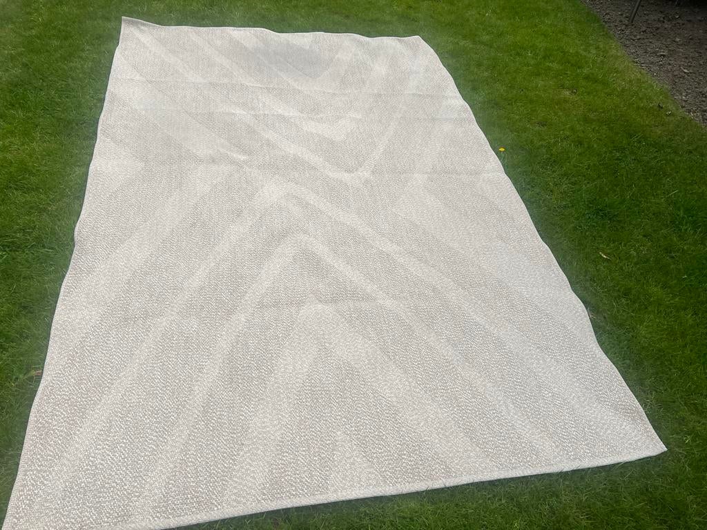 Zeer net vloerkleed 2m x 3m, Ophalen, Zo goed als nieuw, 200 cm of meer, Grijs