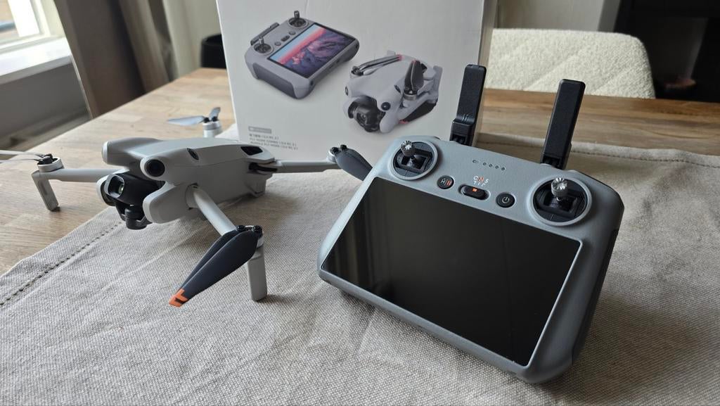 Als nieuwe DJI Mini 4 Pro Flymore Combo., Ophalen, Cameradrone, 100 tot 1000 meter, Return to Home