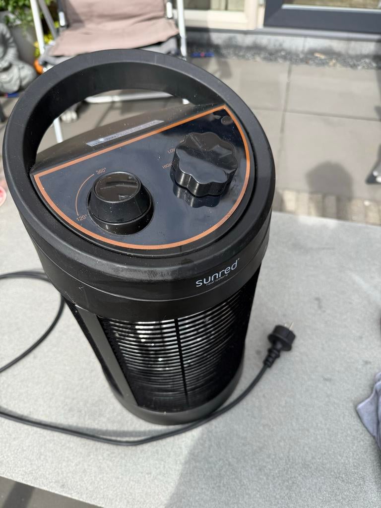 Sunred Terrasheater G-T800-C, Tuin en Terras, Draaibaar, Gebruikt, Vloer, Ophalen