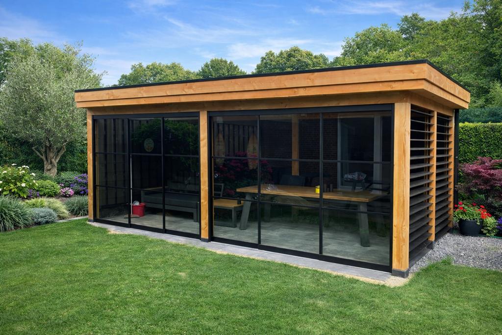 Douglad Overkapping of Veranda op maat Anro Style Living, Tuin en Terras, Overkappingen, Ophalen of Verzenden, Zo goed als nieuw