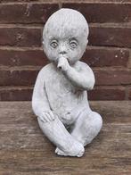 Baby kind betonnen beeld tuinbeeld beton, Ophalen of Verzenden