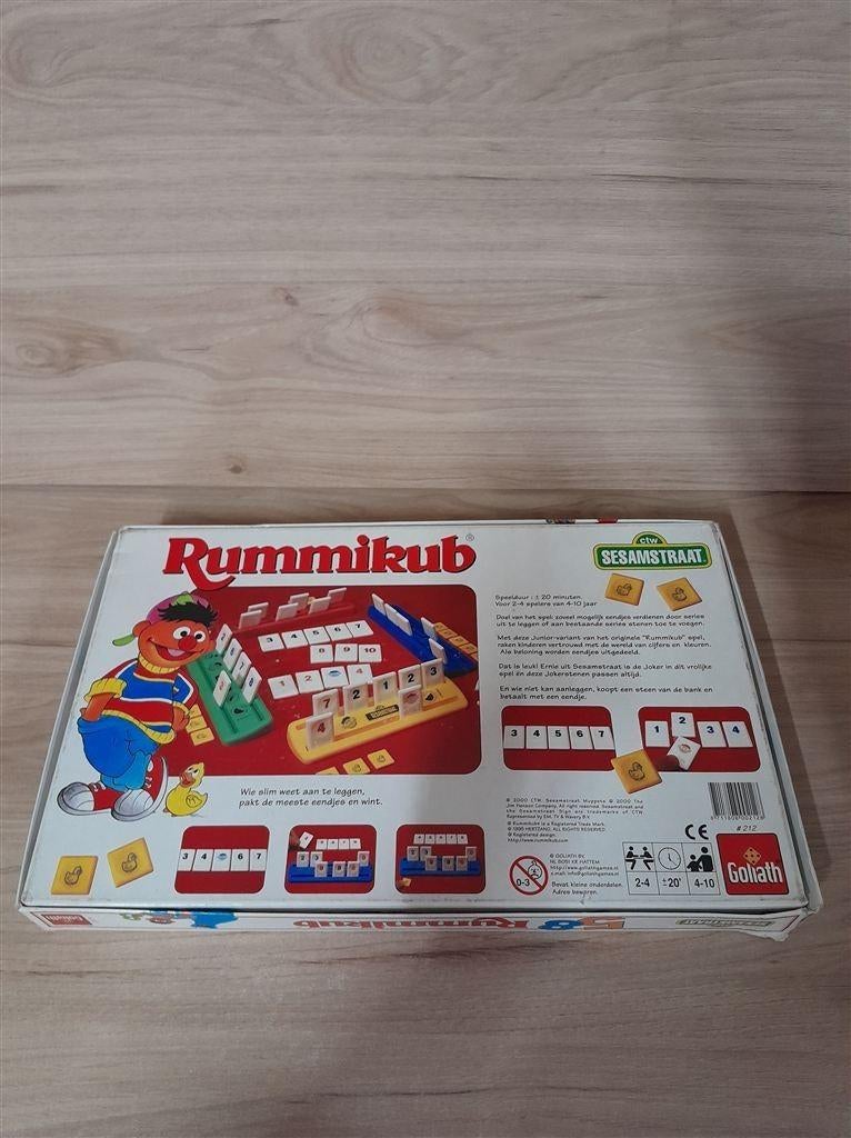 rummikub sesamstraat - s5094, Verzenden, Zo goed als nieuw