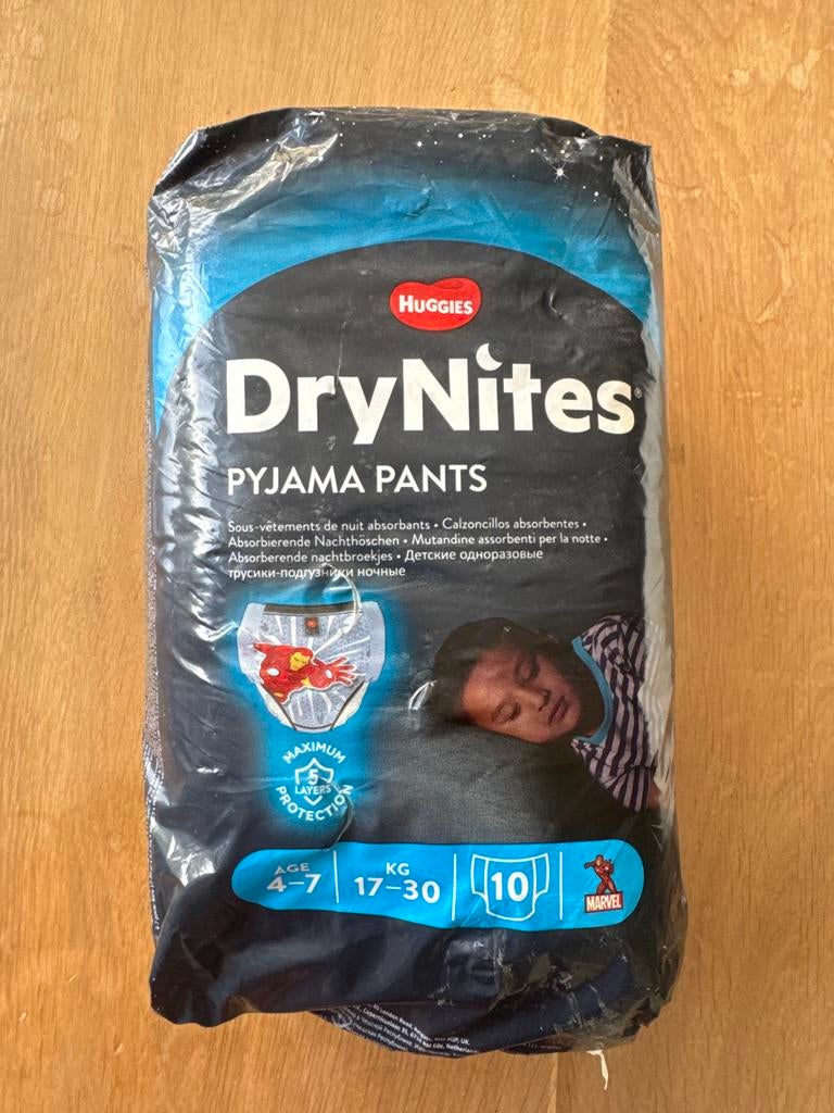 Huggies DryNites Pyjama Pants 4-7 jaar (17-30 kg) - Nieuw, Ophalen of Verzenden, Nieuw, Jongetje