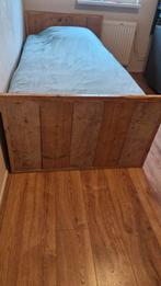 Steiger houten bed, Ophalen, Gebruikt, 90 cm, Eenpersoons