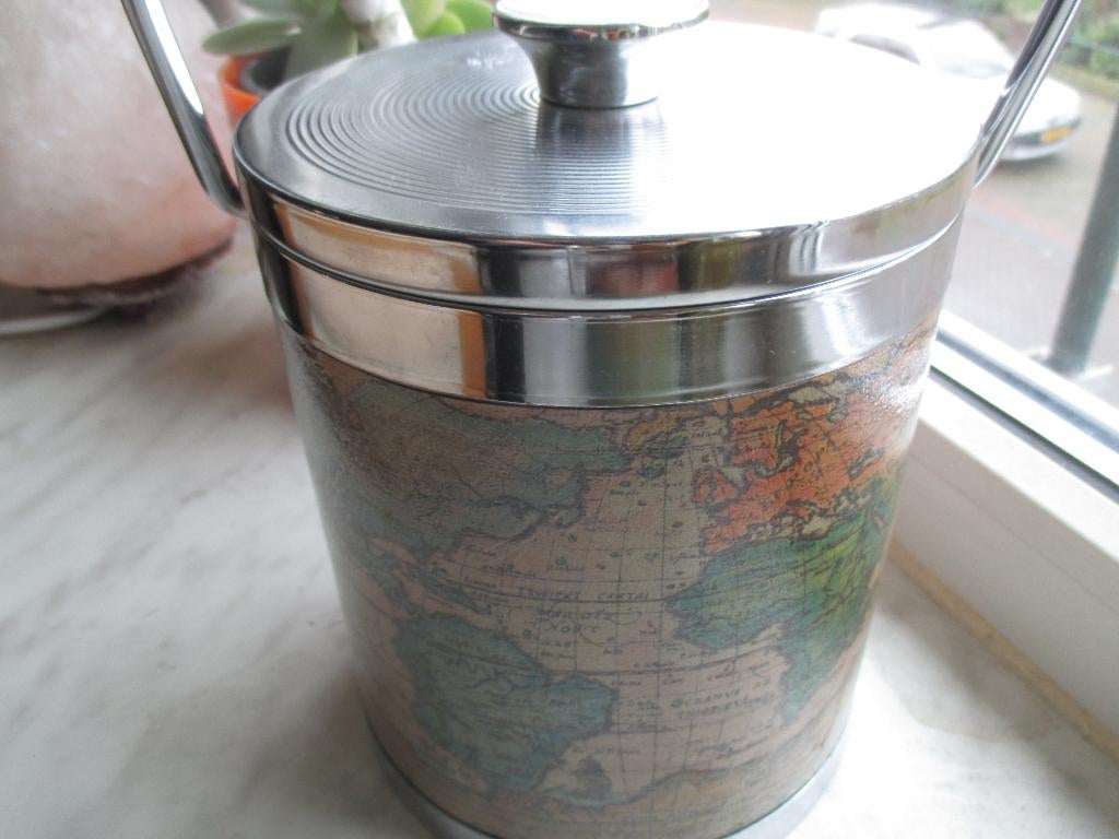 Seventies ijsemmer wereld retro jaren 70 vintage design, Ophalen of Verzenden, Overige typen